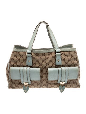 GG Canvas Top Handle Bag