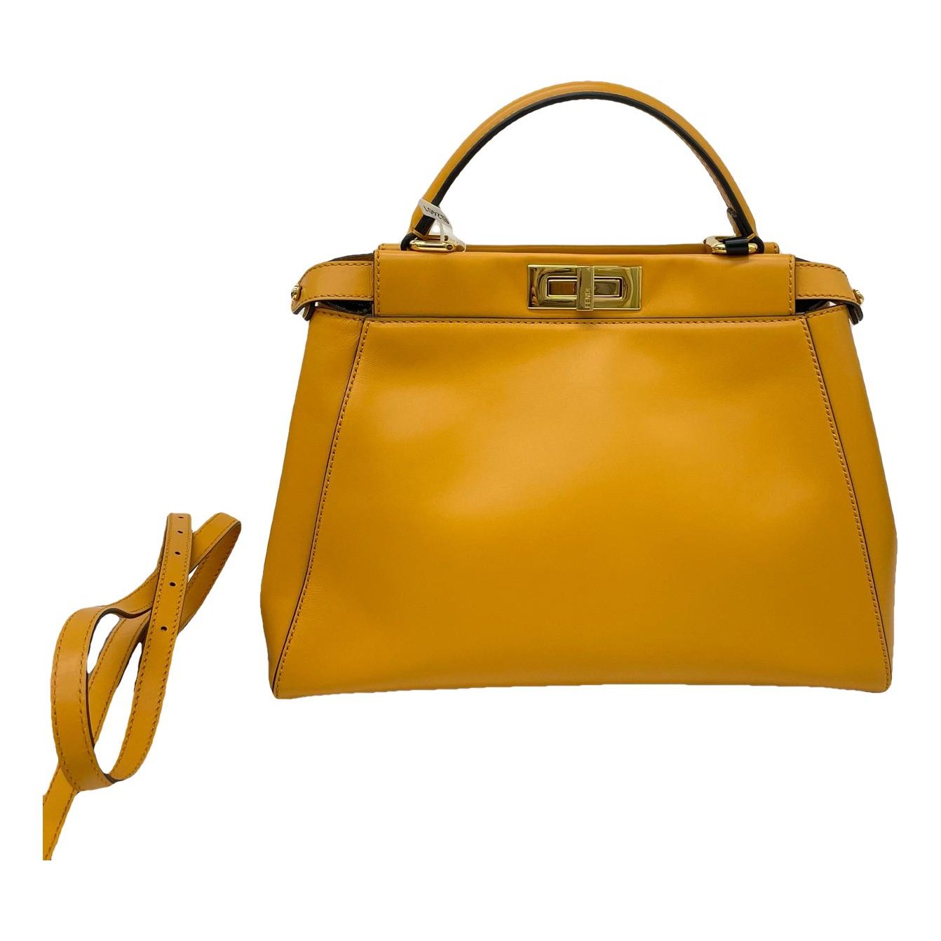 Fendi Peekaboo leather handbag