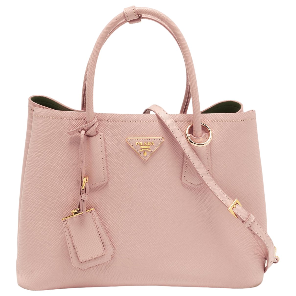 Prada Double leather tote