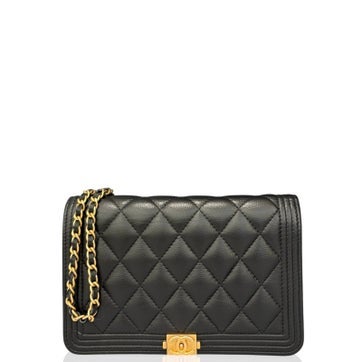 Calfskin Boy Wallet On Chain Mini