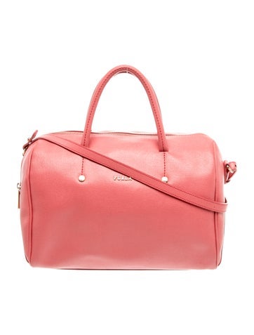 Leather Top Handle Bag