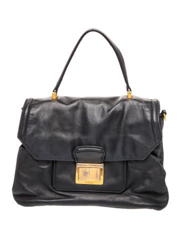 Leather Top Handle Bag