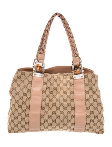 GG Canvas Bamboo Bar Medium