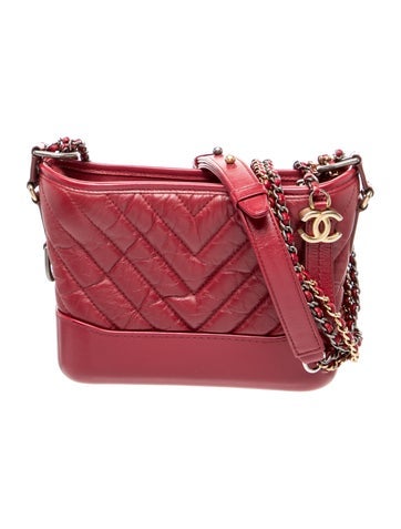 Small Chevron Gabrielle Hobo
