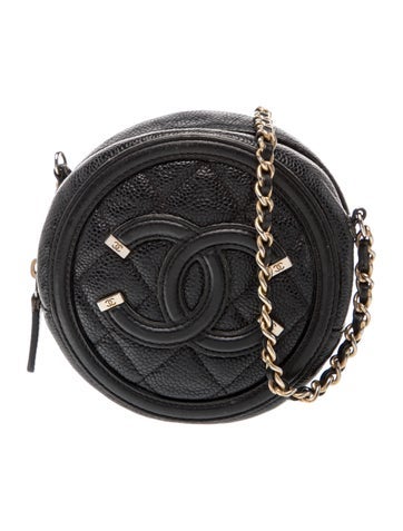 Filigree Round Clutch w/ Chain
