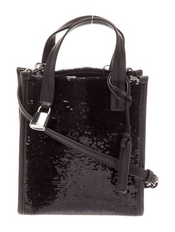 Sequins Top Handle Bag