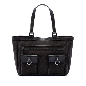 GG Denim Abbey D Ring Pocket Tote