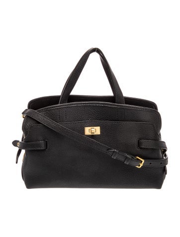 Leather Top Handle Bag