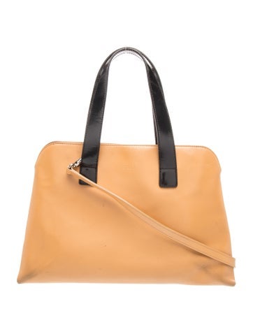 Leather Top Handle Bag