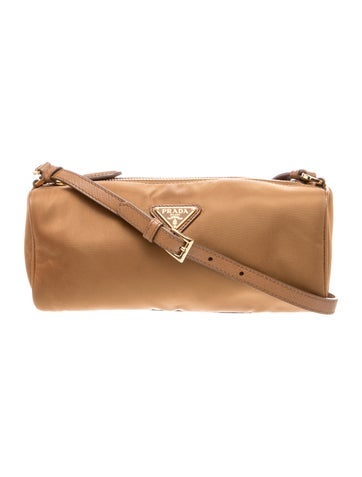 Enameled Metal Triangle Re-Nylon Pouch