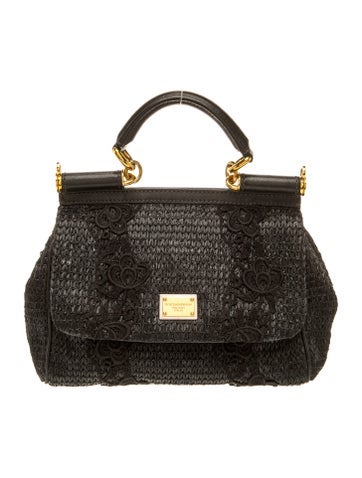 Raffia Top Handle Bag