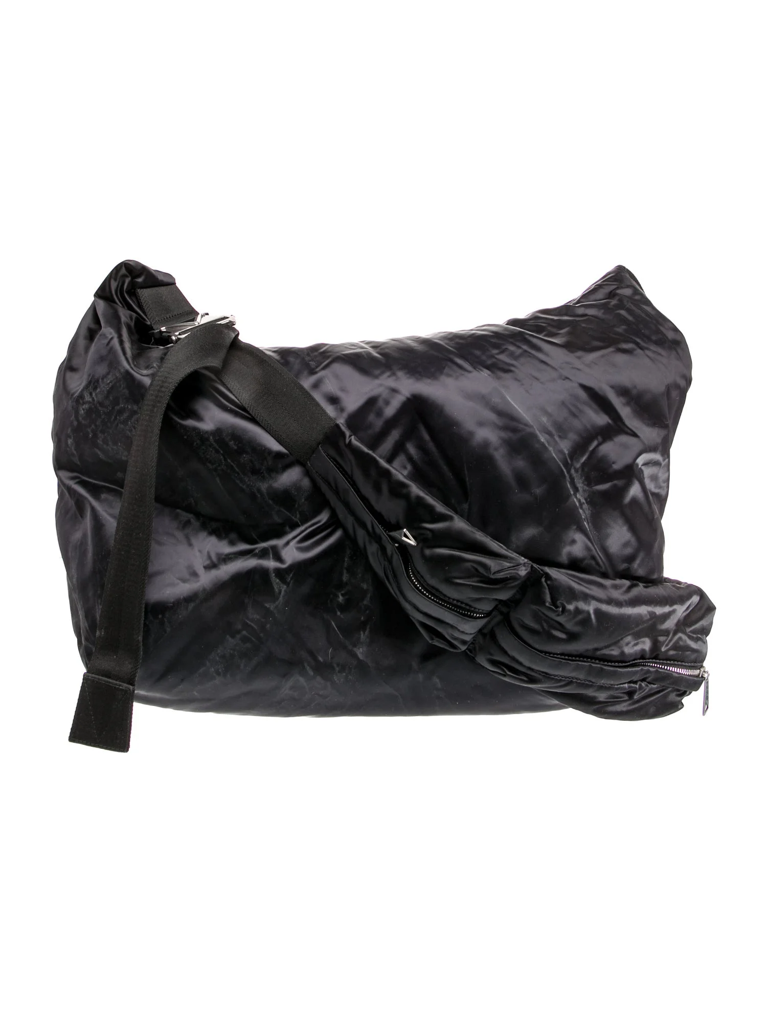 Satin Messenger Bag
