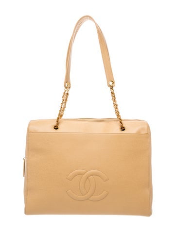 Caviar Coco Mark Chain Tote
