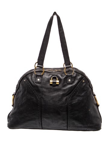 Leather Saint Laurent Muse Large
