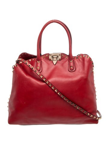 Rockstud Top Handle Bag Medium