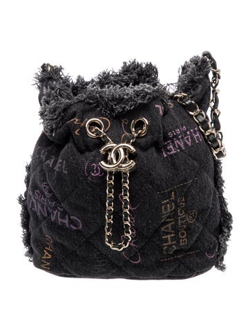 Small Denim Mood Bucket Bag
