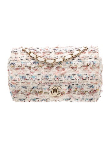 Classic Tweed Rectangular Mini Flap Bag
