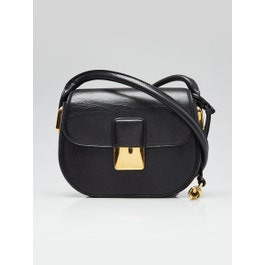 Bottega Veneta Black Leather Mini Desiree Shoulder Bag