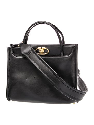 Leather Top Handle Bag