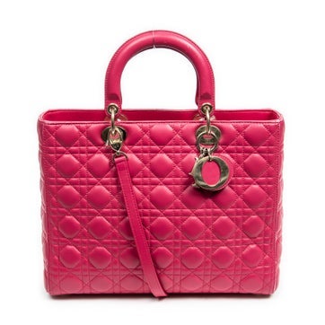 Leather Large Lady Dior