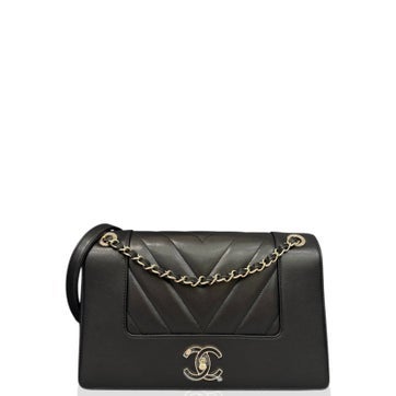 Goat Leather Mademoiselle Vintage Flap Bag