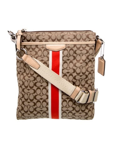 Signature Stripe North/South Swingpack Small