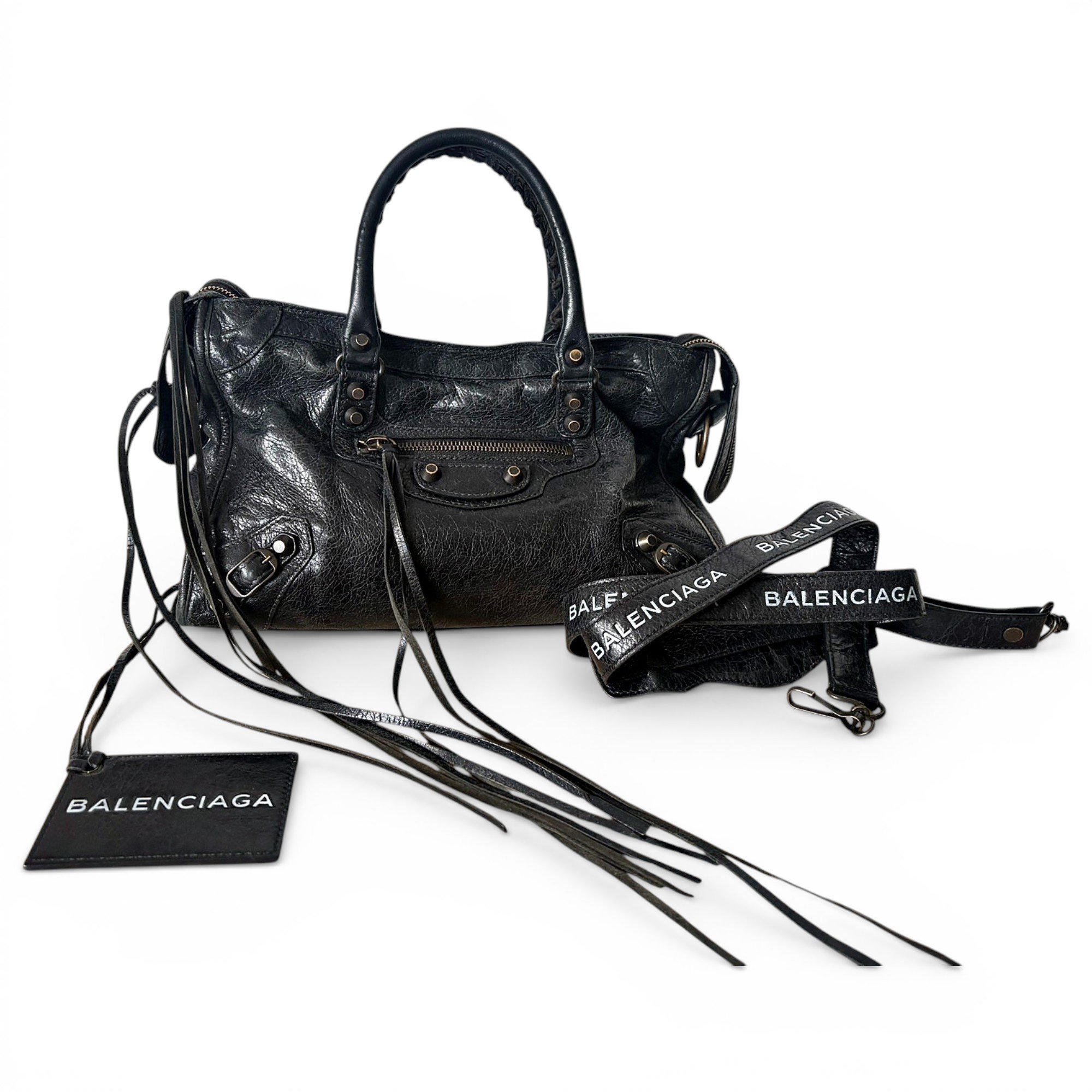 Balenciaga City leather handbag