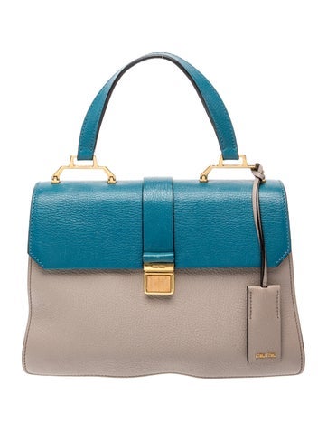 Goat Leather Top Handle Bag