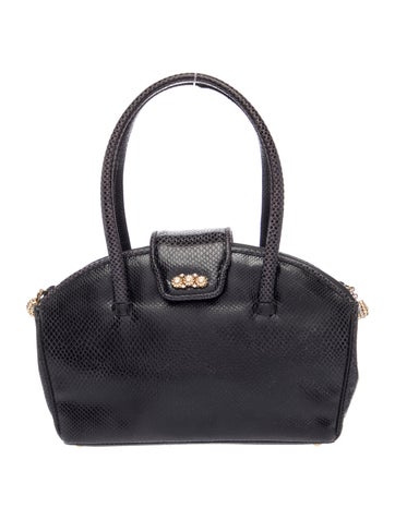 Leather Top Handle Bag