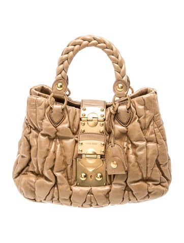 Leather Top Handle Bag