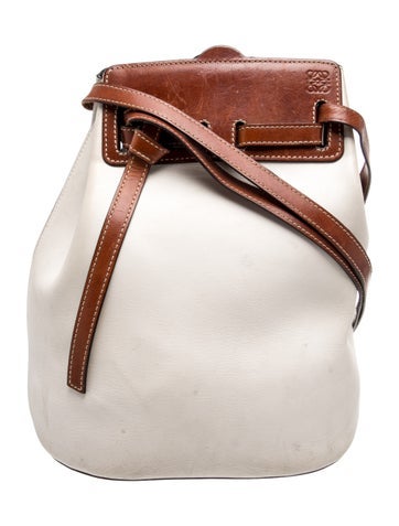 Leather Lazo Bucket Bag Medium