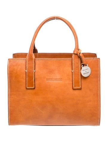 Leather Top Handle Bag