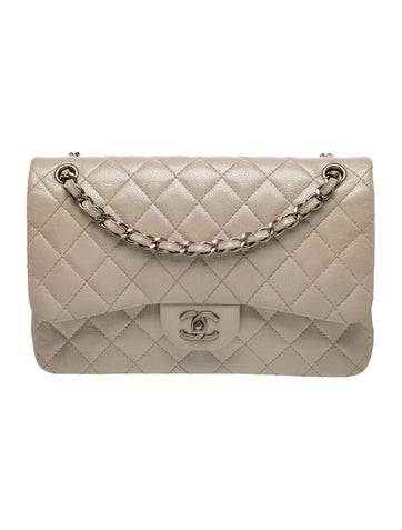 Classic Iridescent Jumbo Double Flap Bag