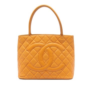 Calf Leather Caviar Medallion Tote