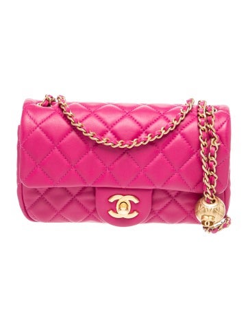 Pearl Crush Rectangular Mini Flap Bag
