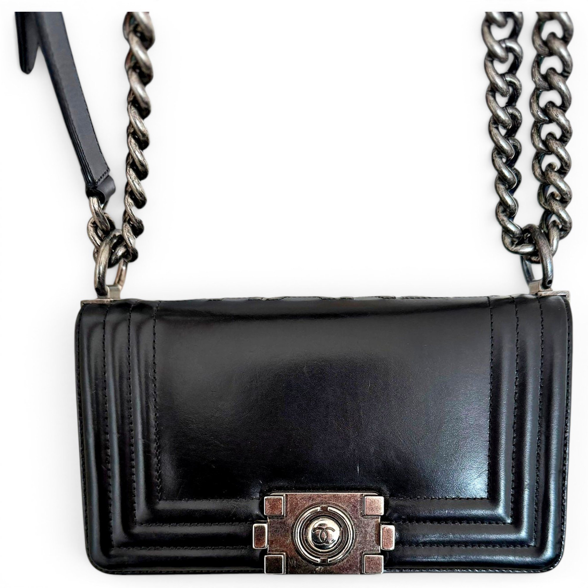 Chanel Boy leather crossbody bag