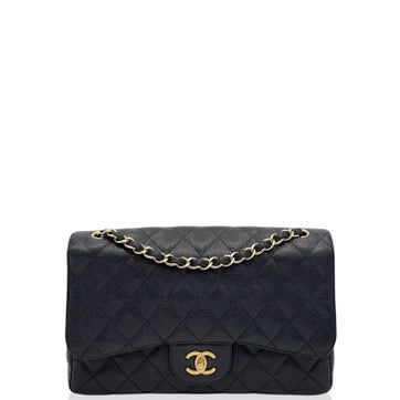 Calfskin Double Flap Jumbo