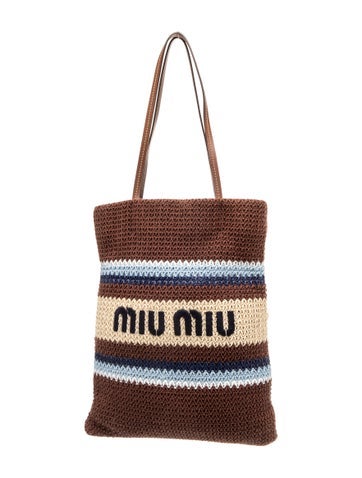 Raffia-Effect Woven Tote
