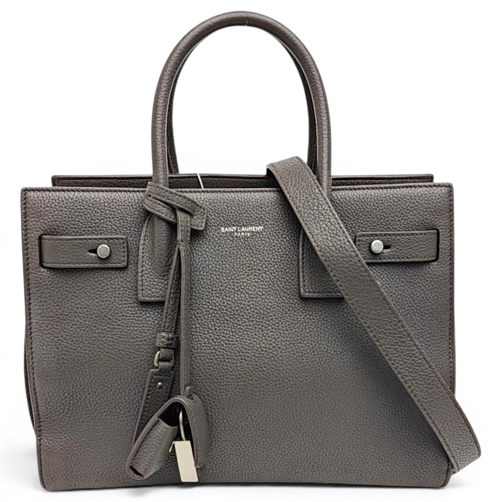 Saint Laurent Sac de Jour leather handbag