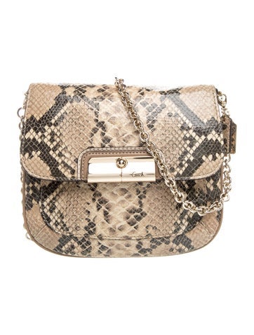 Embossed Leather Crossbody Bag