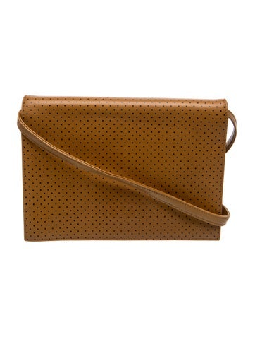 Leather Dottie Crossbody Flat Pouch