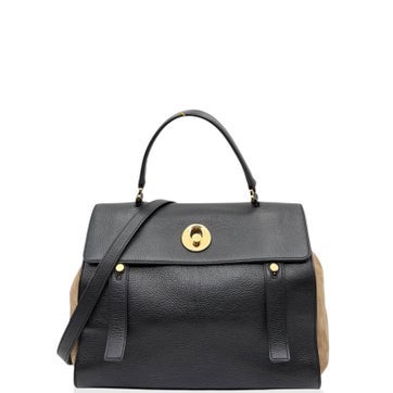Suede Two-Way Bag