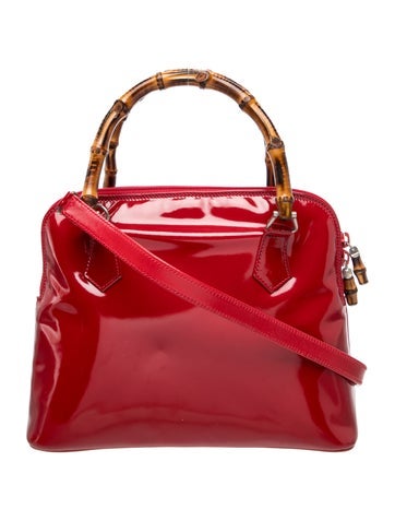 Bamboo Top Handle Bag Vintage