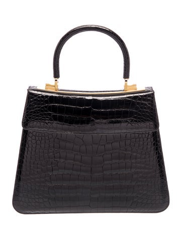 Alligator Top Handle Bag