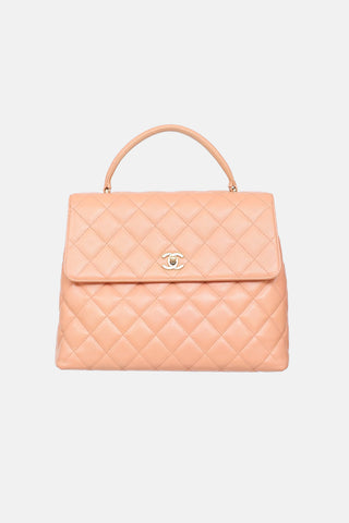 2004 Caviar Medium Kelly Top Handle Bag