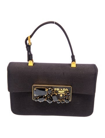 Satin Top Handle Bag