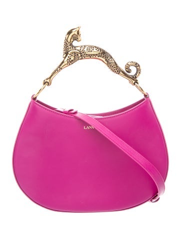 Lanvin Leather Hobo cat