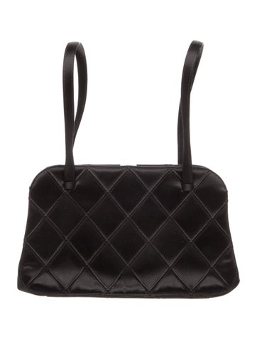 Quilted Satin Handle Bag