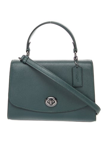 Leather Top Handle Bag