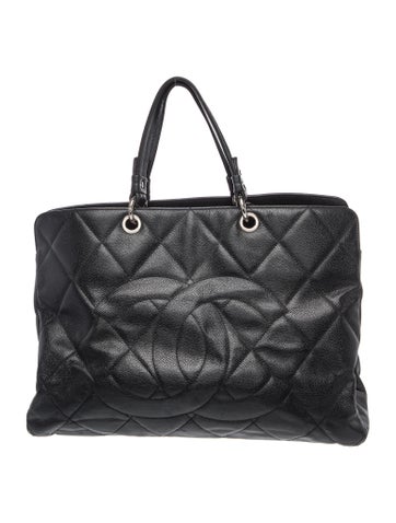 XL Caviar Timeless Shopper Tote